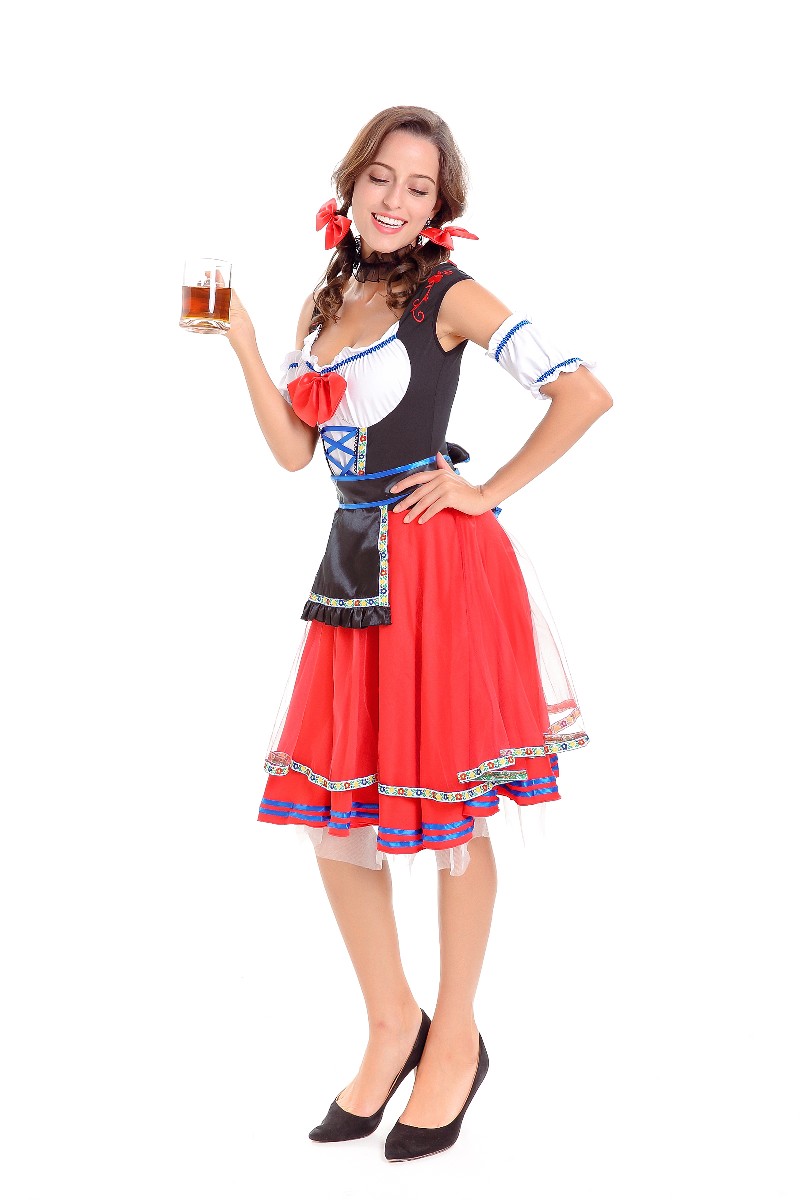 F1794-2 КОСТЮМ ДЕВУШКИ МЕДВЕДЯ OKTOBERFEST